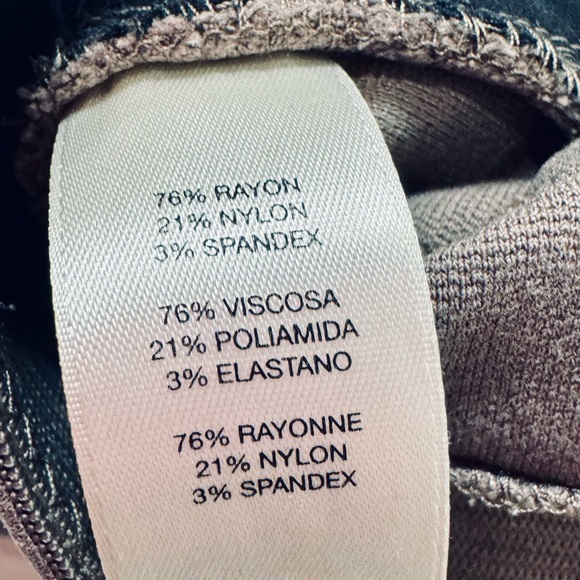 Chico's So Slimming Peyton Pants Stretch Knit Taupe SZ 2 Large (12/14) - Picture 9 of 16